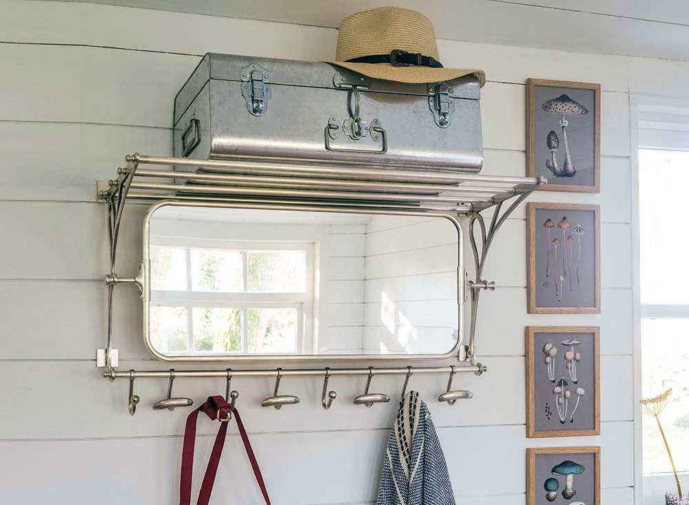 Coat Racks Stands Wall Hooks, Coat Hanger Hooks With Shelf