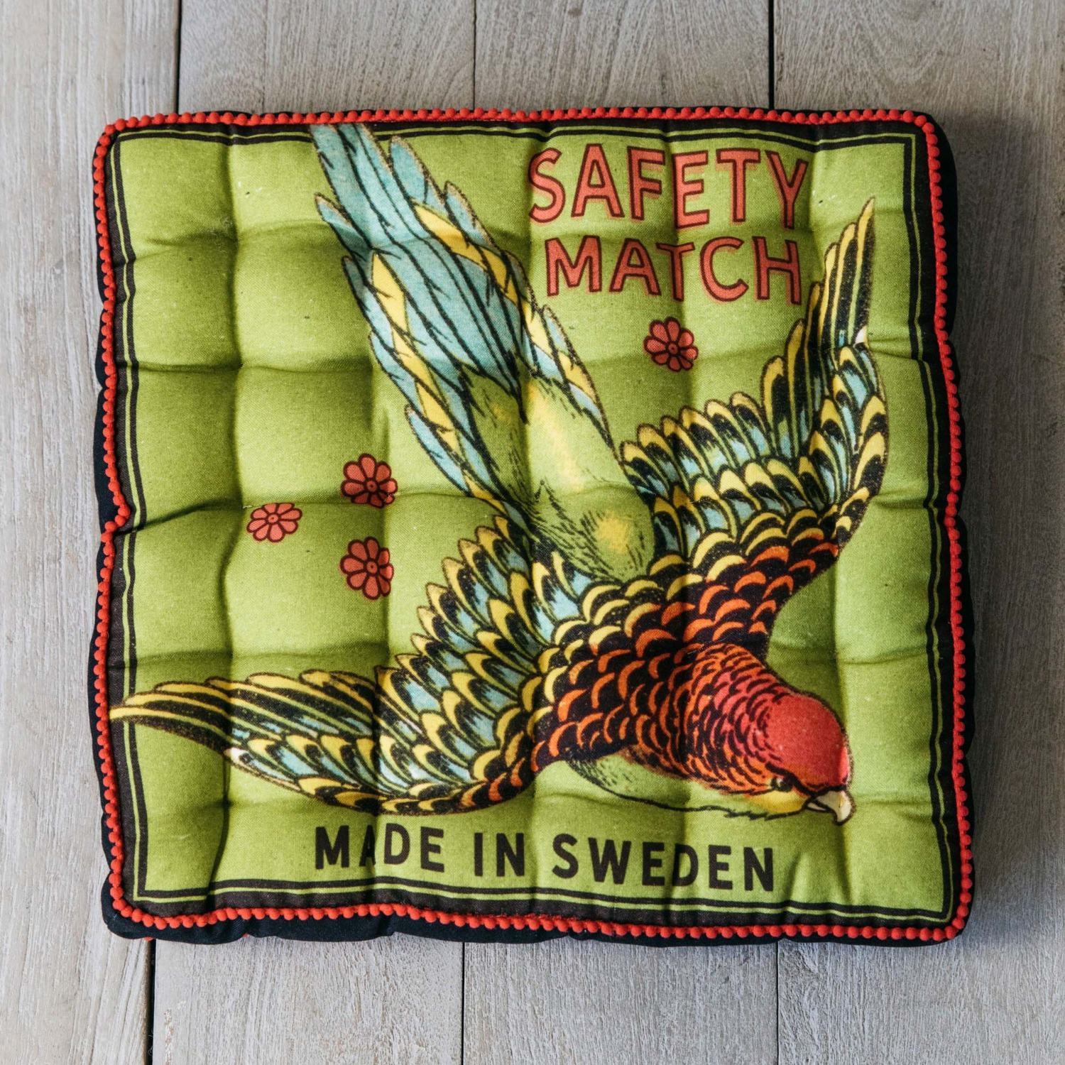 Read more about Graham and green parrot matchbox seat pad