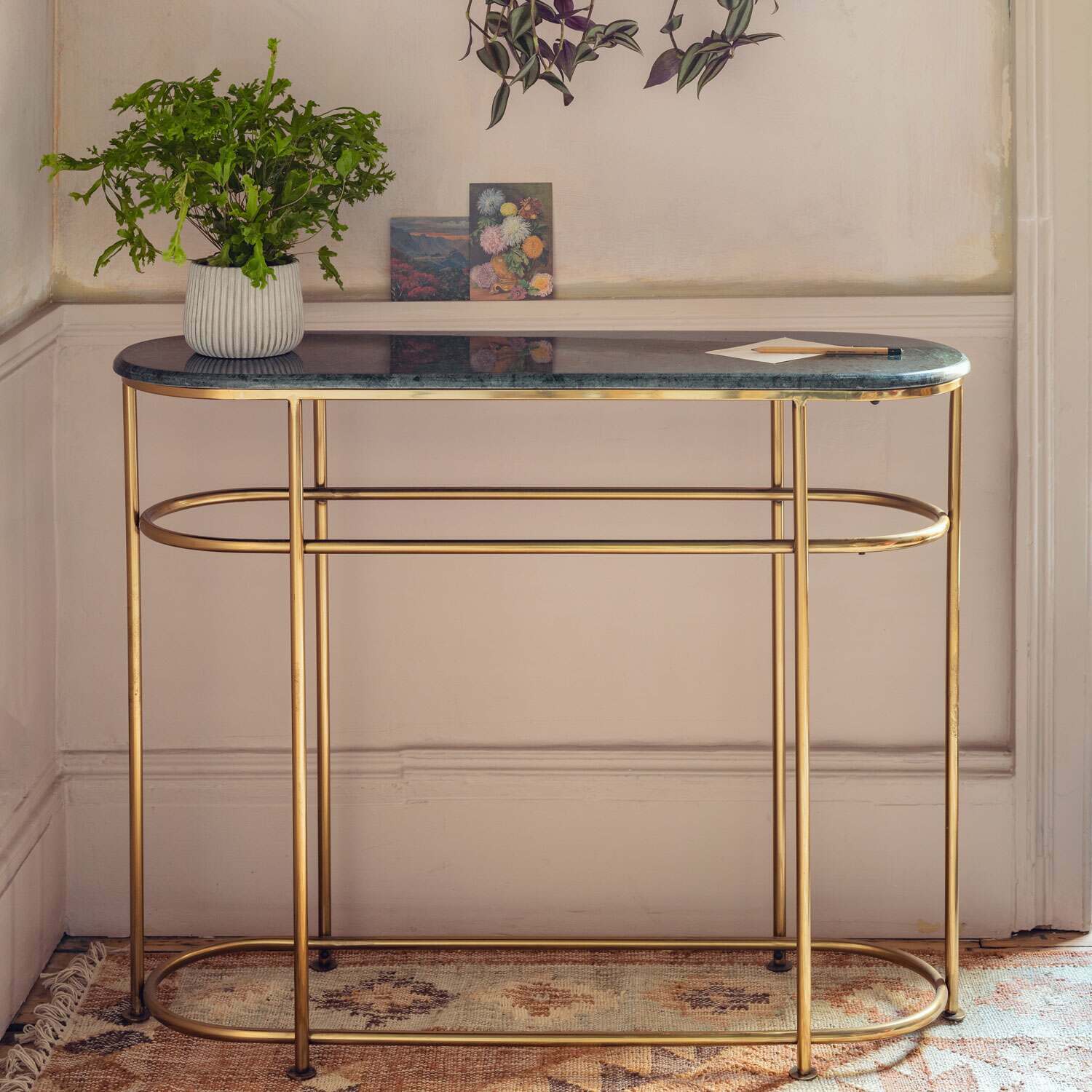 Read more about Graham and green alberto green marble console table