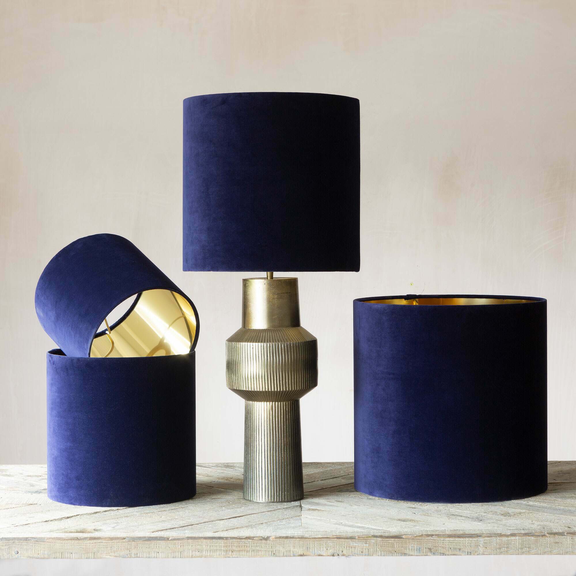 Read more about Graham and green 16" tall midnight velvet lamp shade