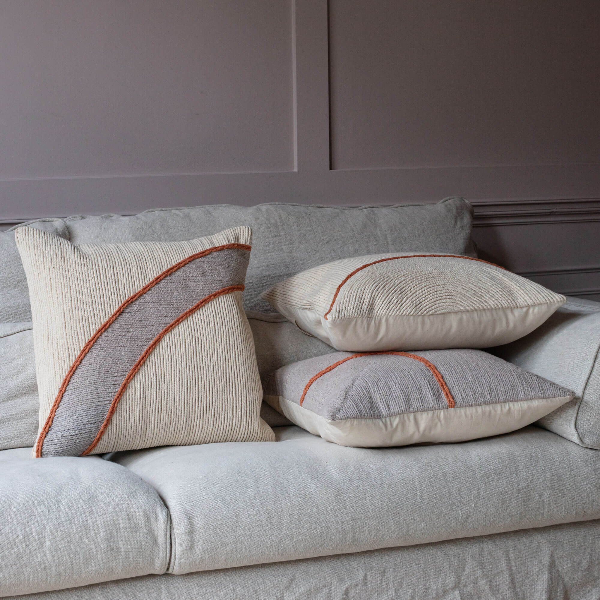 Read more about Graham and green layla square corner circle cushion