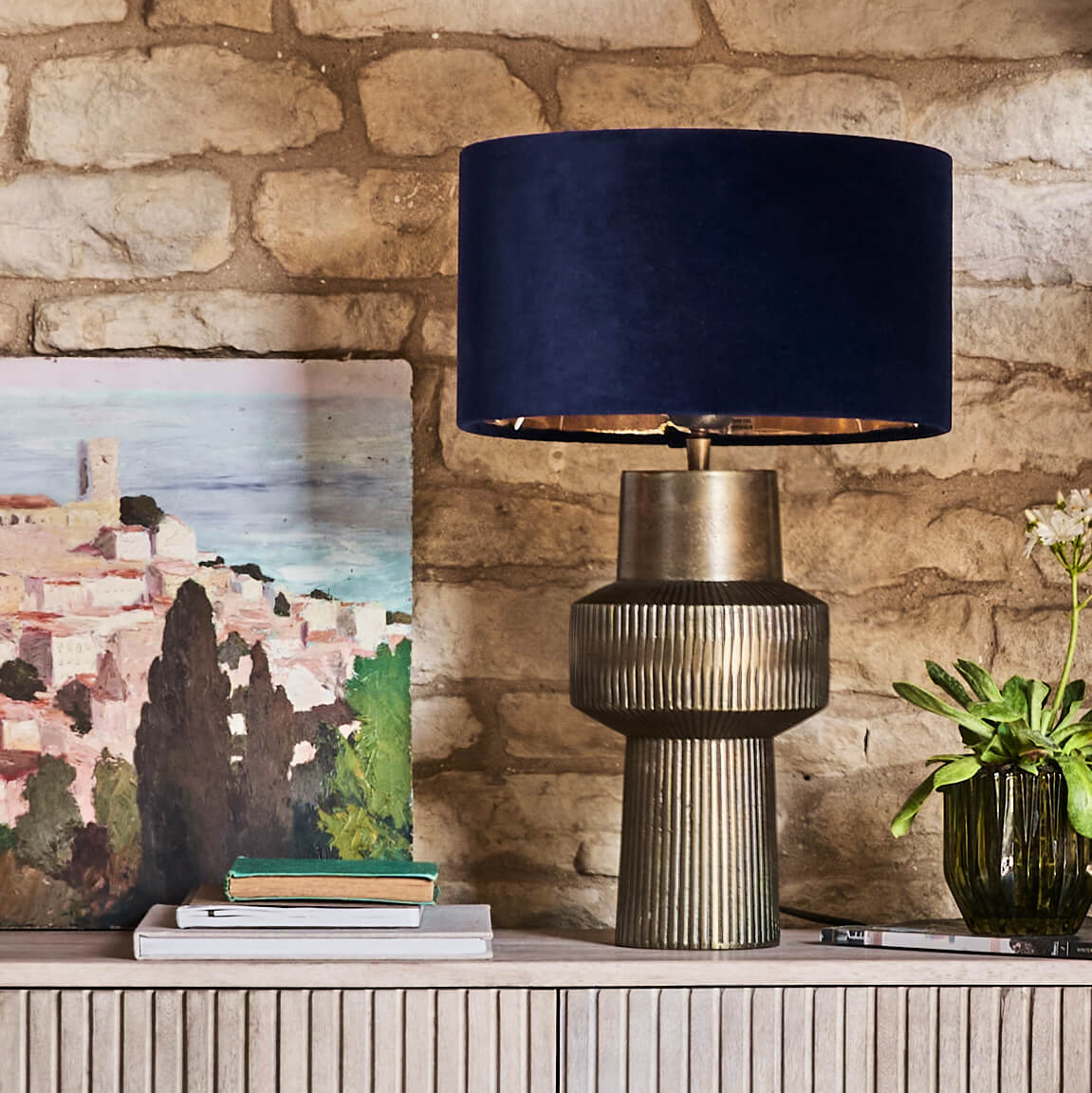 Read more about Graham and green small brika bronze table lamp