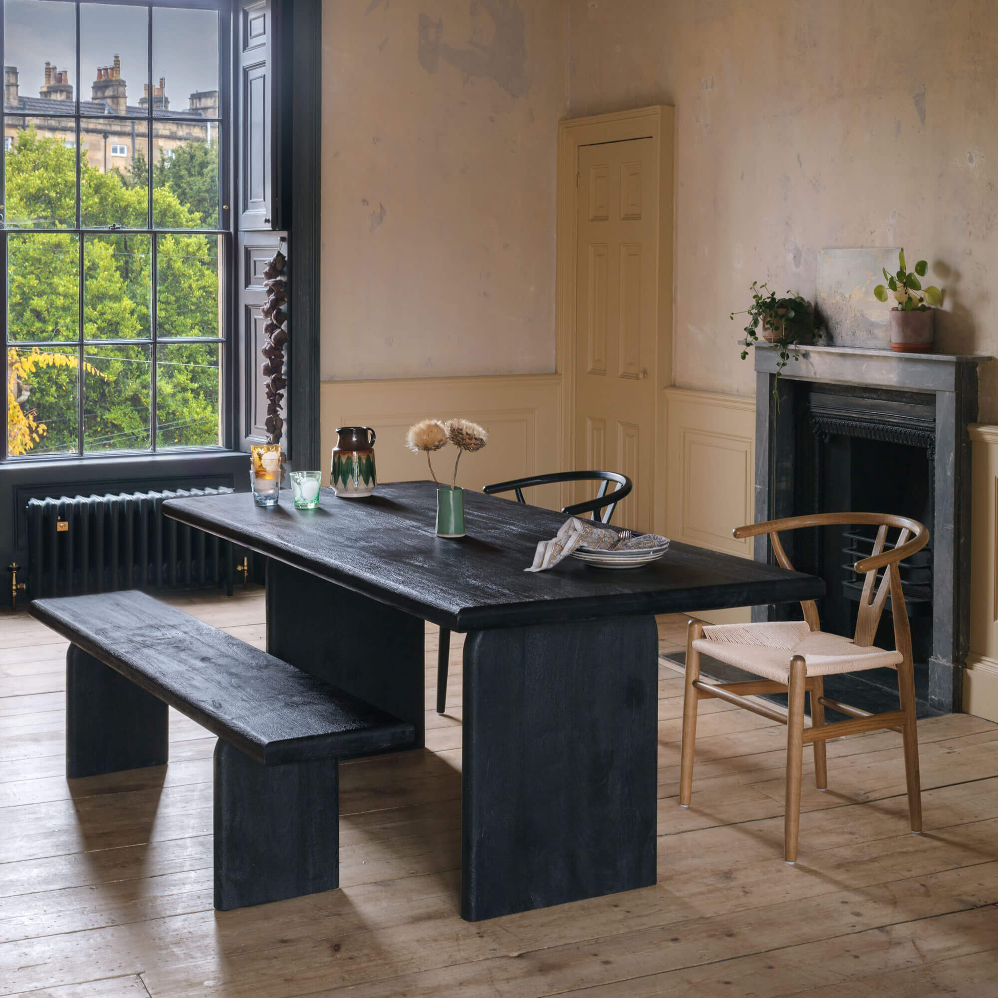 Read more about Graham and green black evie six seater dining table