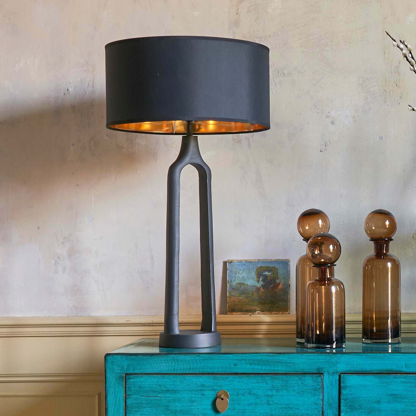 Photo of Graham and green black julio table lamp