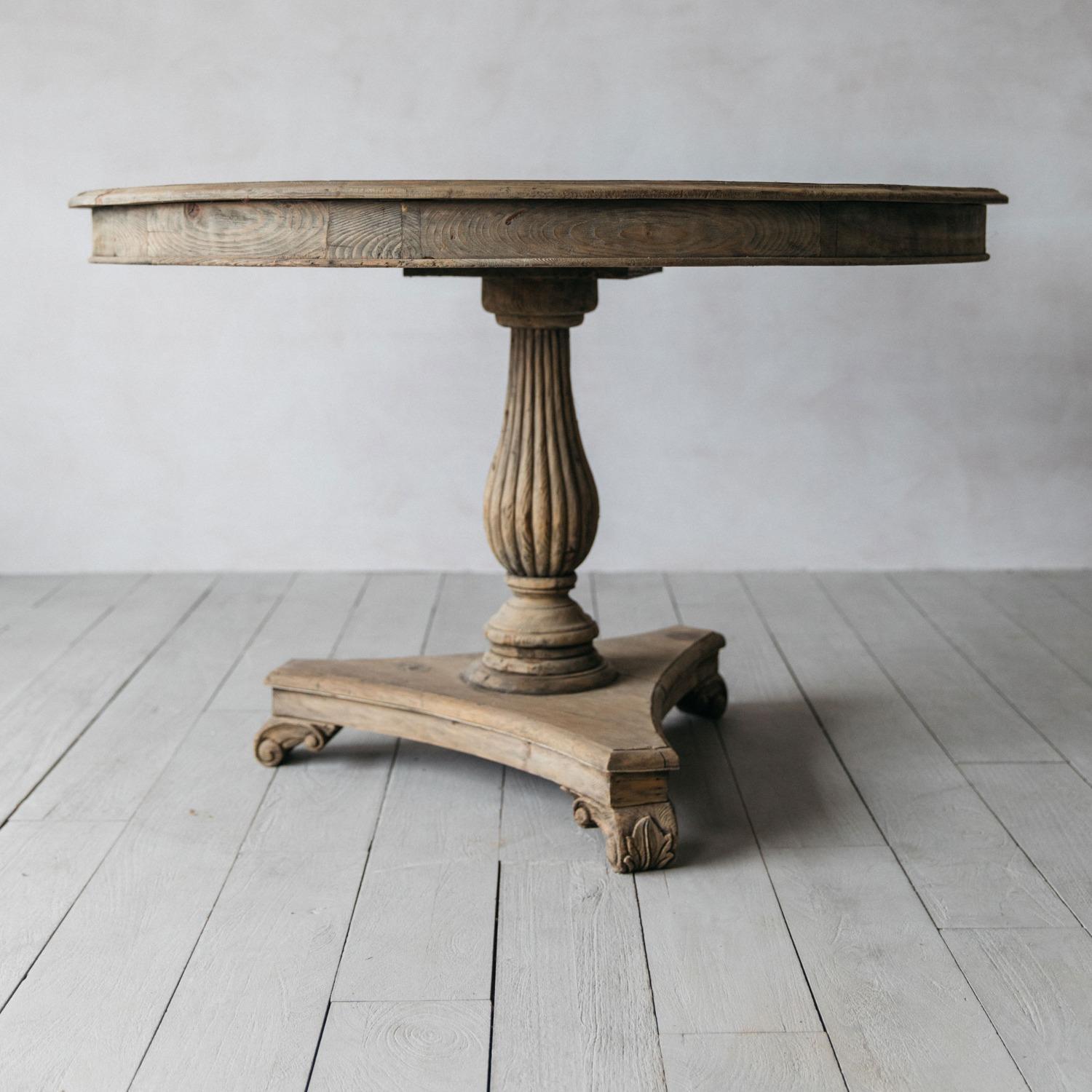 Pioneer Reclaimed Pine Dining Table Graham Green