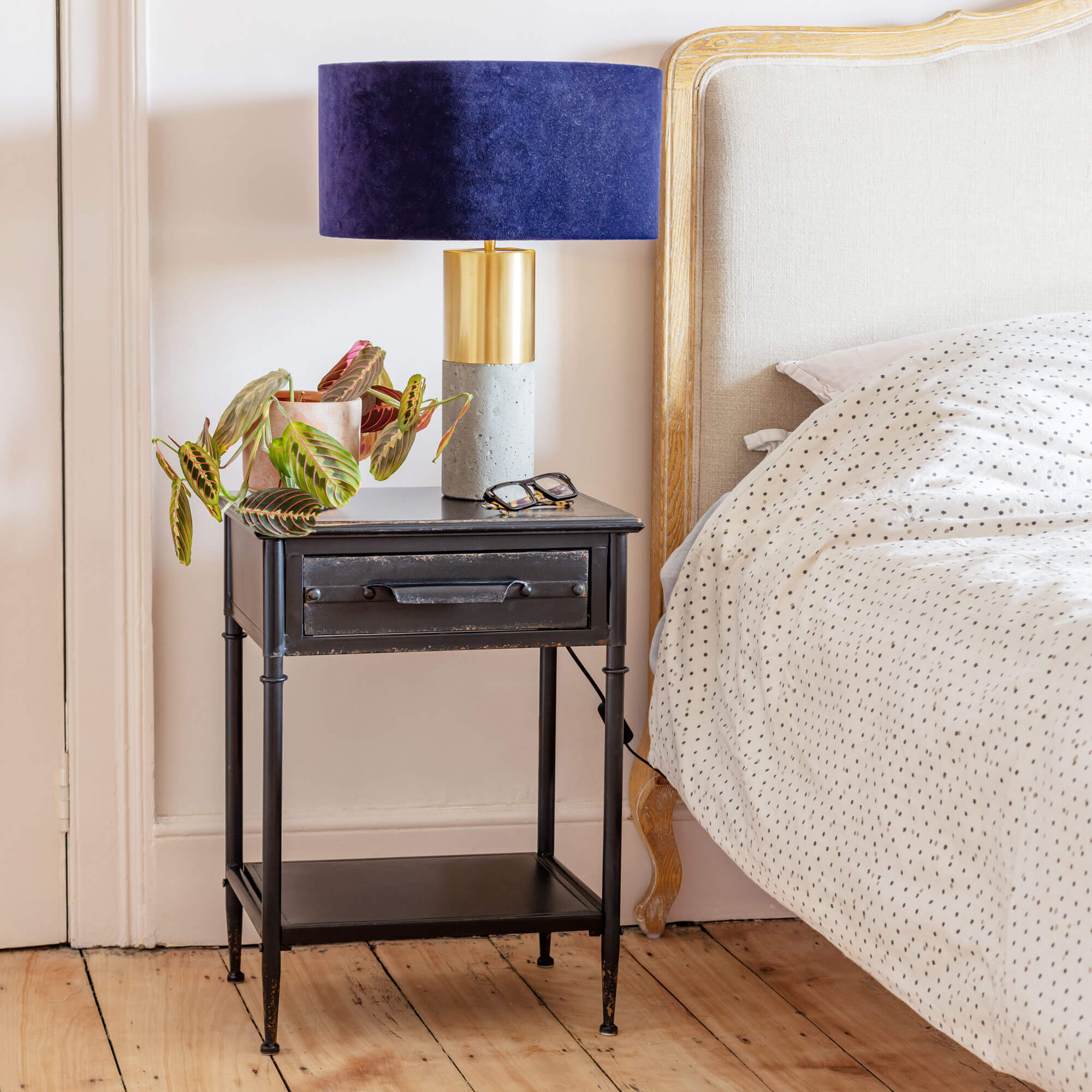 Graham And Green Lupin Bedside Table