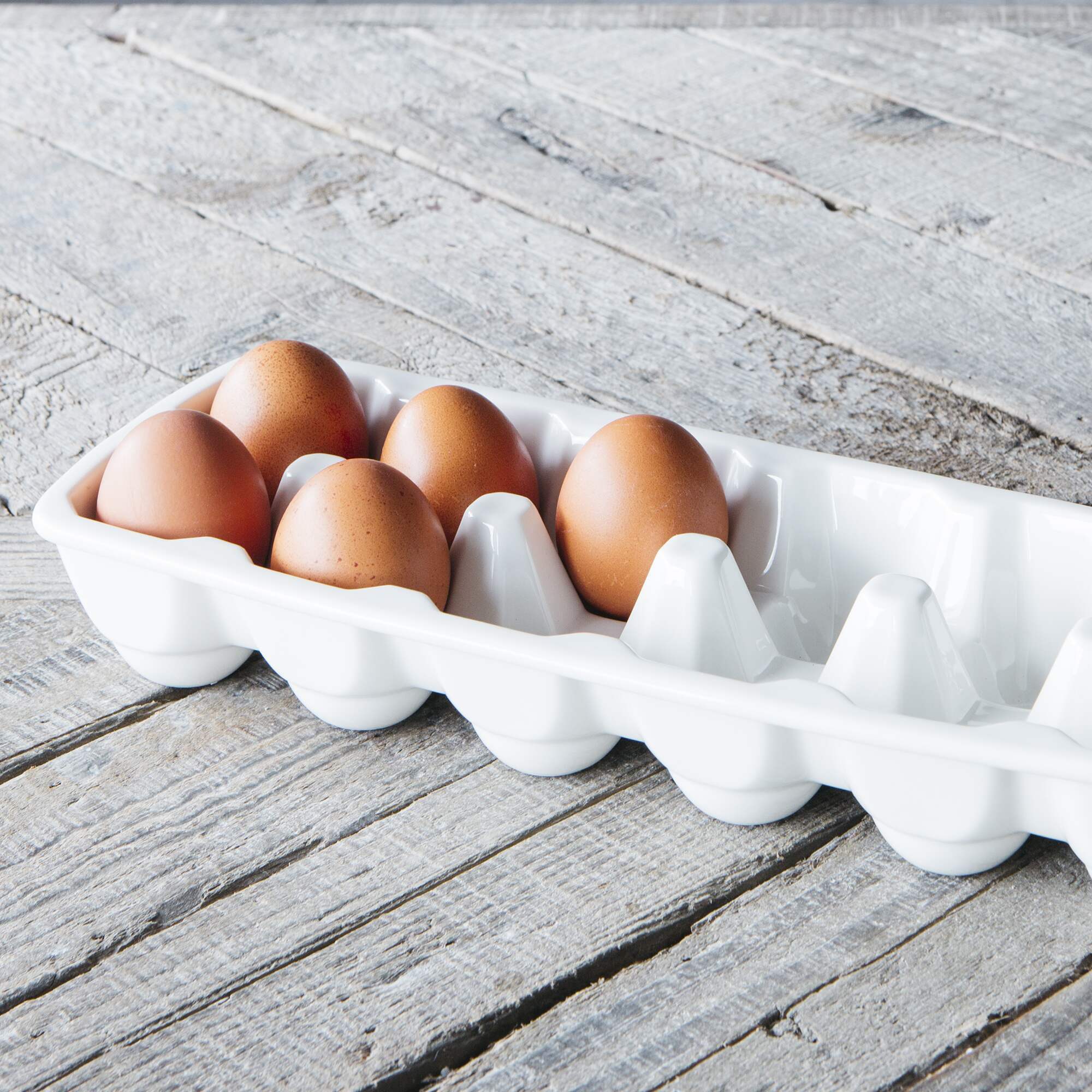 Read more about Graham and green white ceramic egg tray
