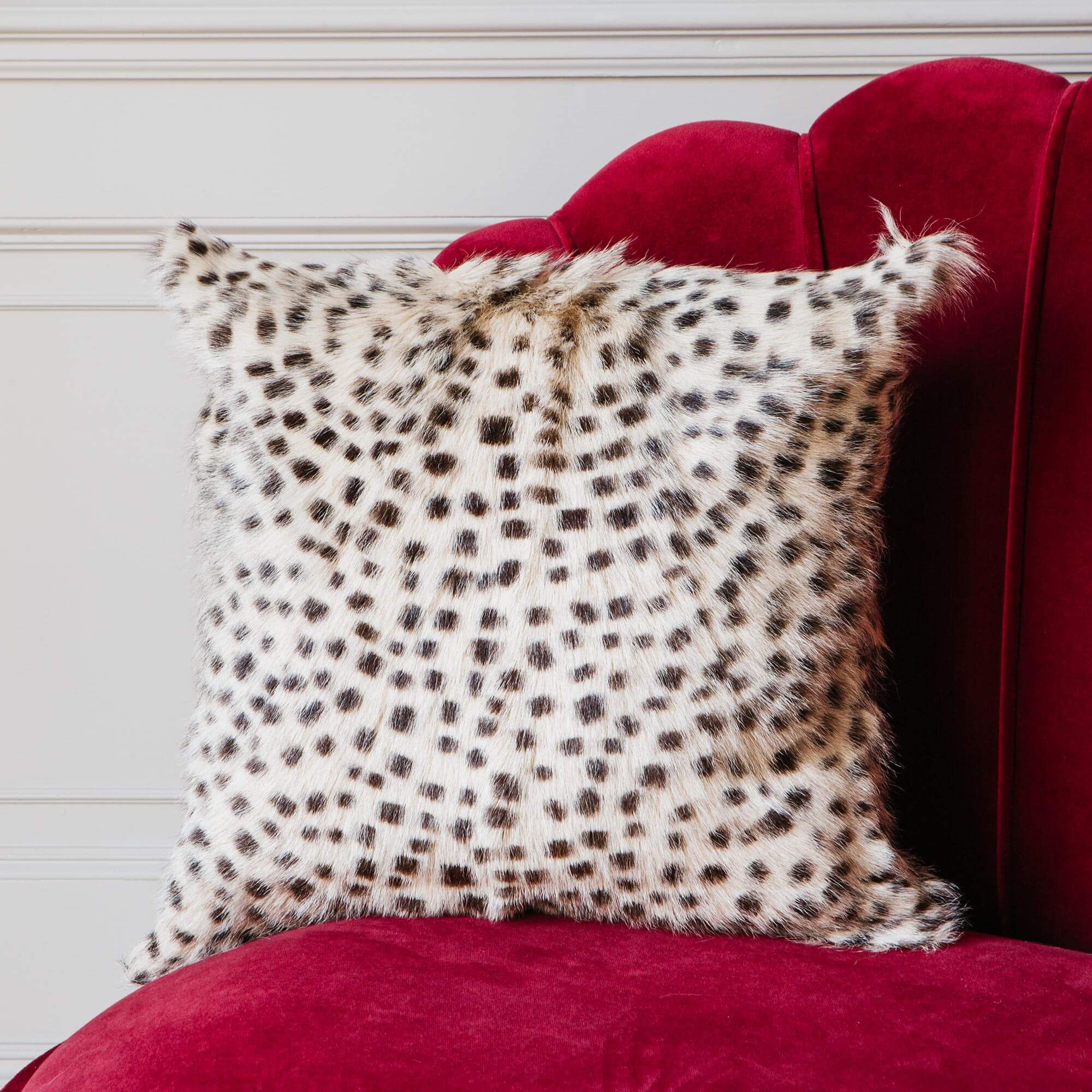 Read more about Graham and green leopard print cushion