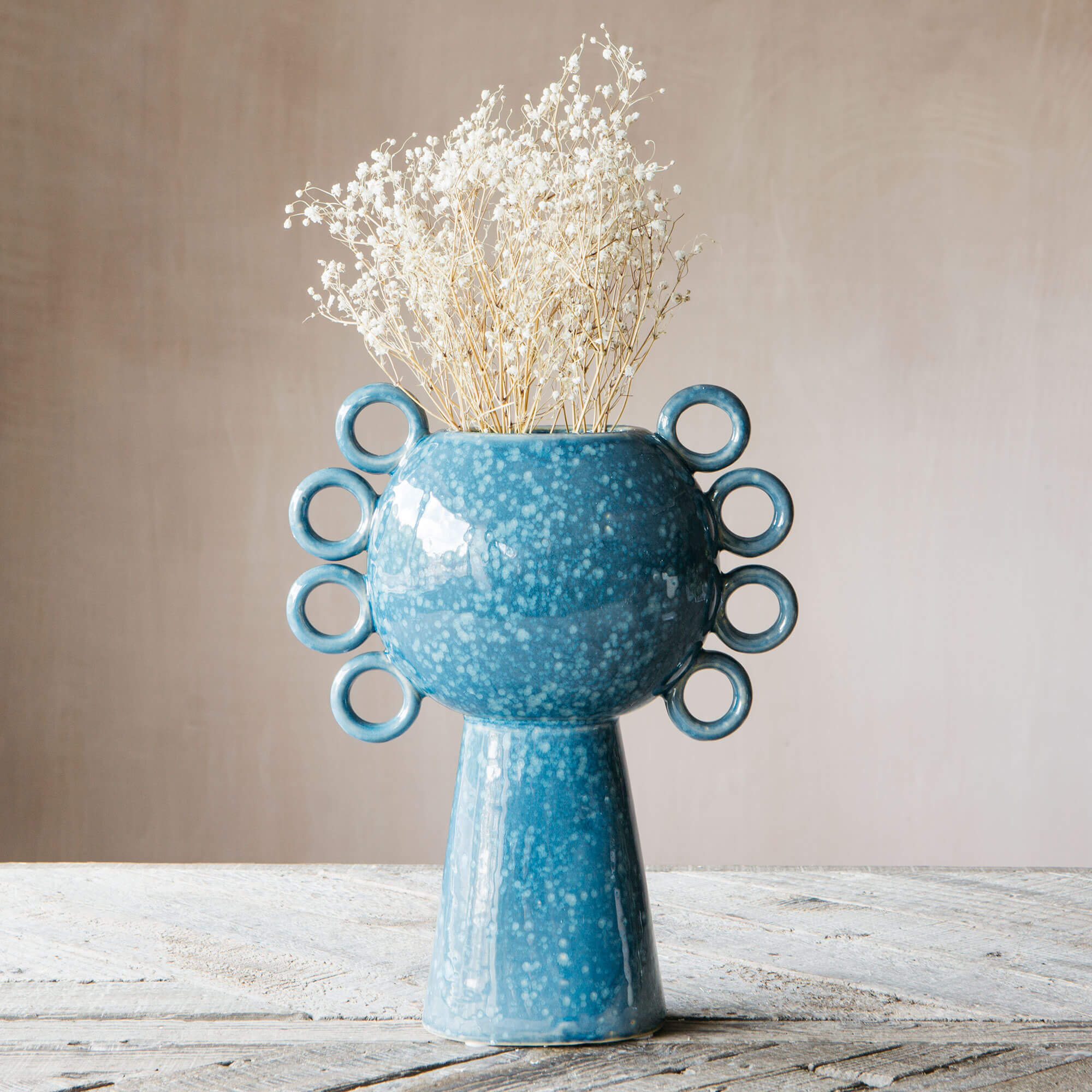 Read more about Graham and green blue looped edge vase