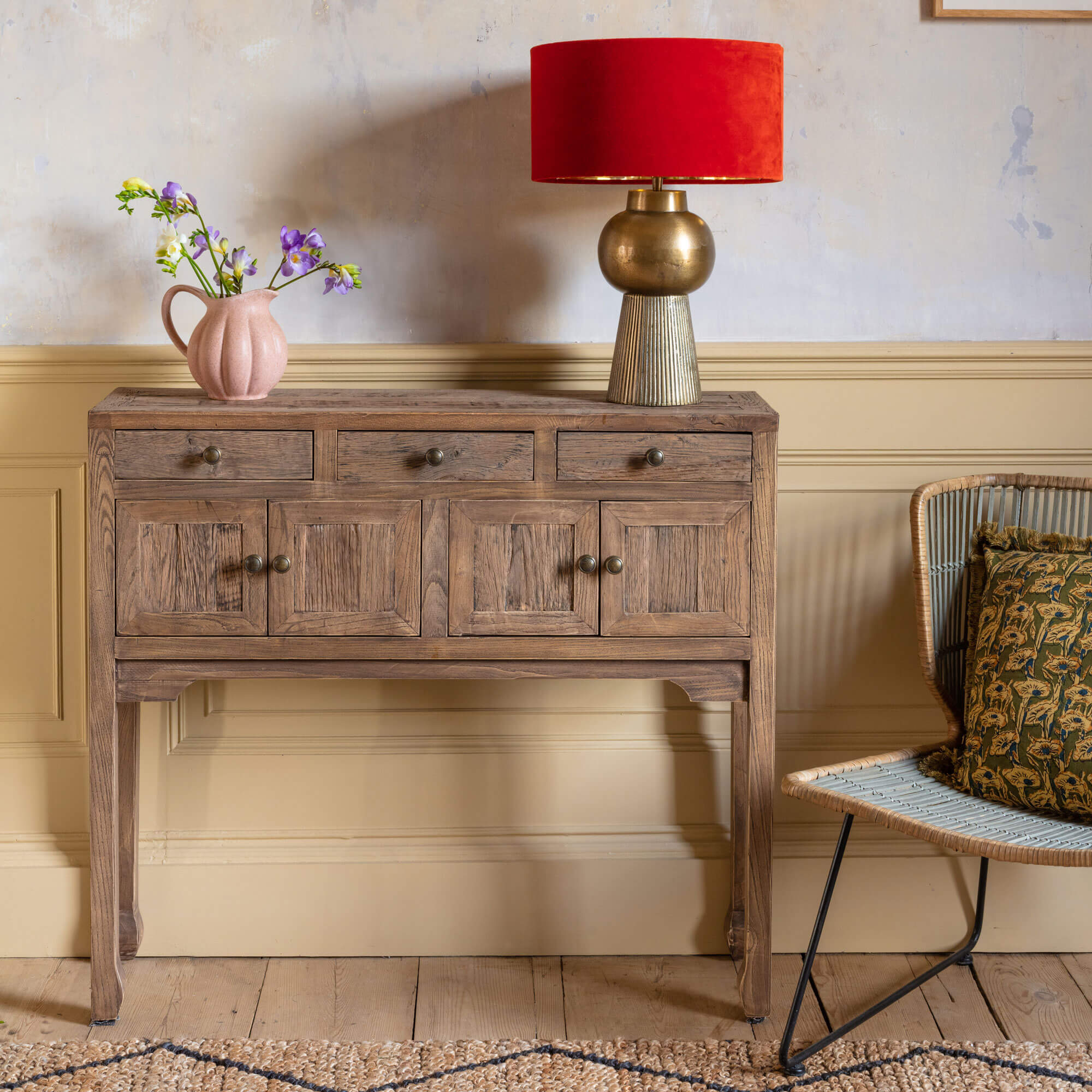 Read more about Graham and green oak four door console table