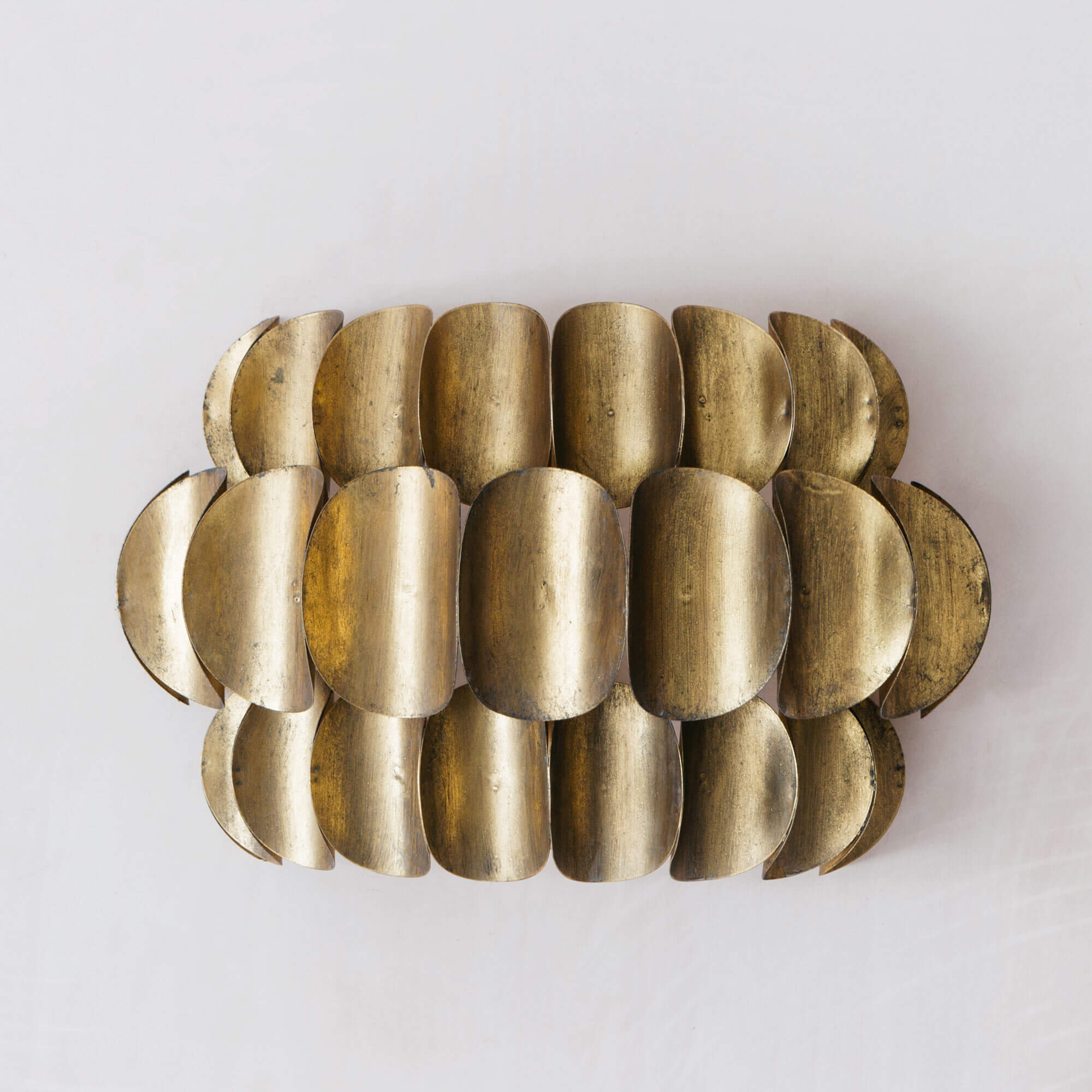 Photo of Graham and green alexis gold discs wall light