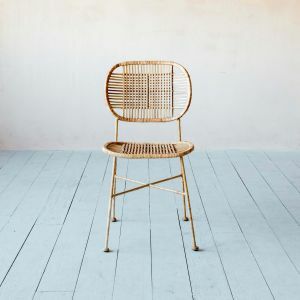 Ola Graphic Weave Rattan Chair