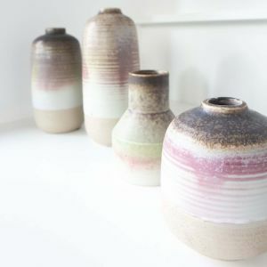 Distressed Cylinder Vase
