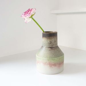 Distressed Funnel Neck Vase