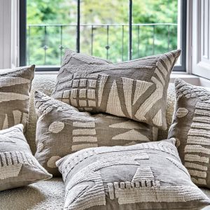 Aquare Abstract Linen Cushions