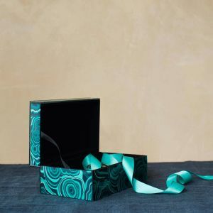 Green Malachite Pattern Box