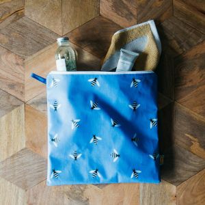 Blue Bee Wash Bag