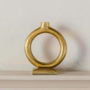 Brass Circle Candle Holders