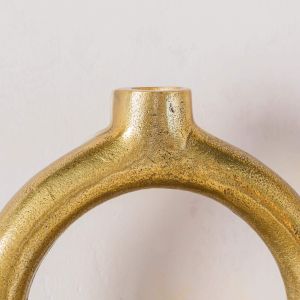 Brass Circle Candle Holders
