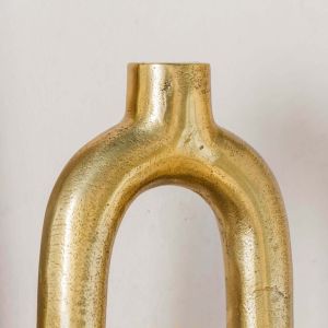 Brass Oval Candle Holder