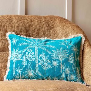 Jungle Crewel Embroidery Cushions