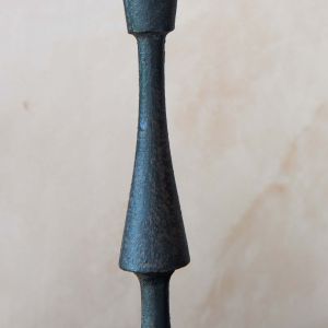 Tall Cast Iron Candle Holder