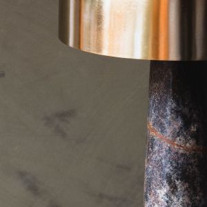 Klaus Marble and Brass Table Lamp