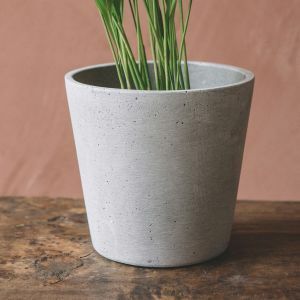 Light Grey Concrete Plant Pots