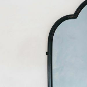 Scallop Top Antiqued Mirror