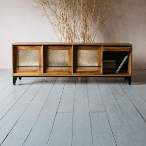 Malay Four Drawer Media Cabinet