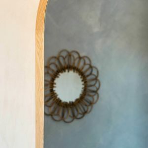 Alva Oval Oak Mirror
