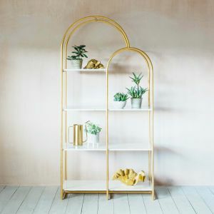 Anwen Arch Marble Shelving Unit