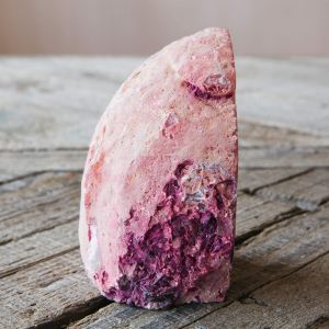 Pink Agate Bookends
