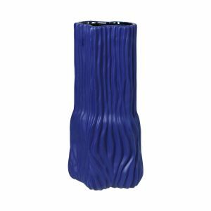 Electric Blue Tall Trunk Vase