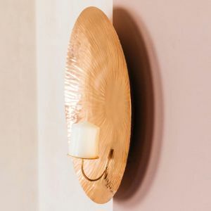 Copper Candle Wall Sconce