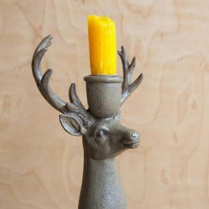 Deer Head Candlestick