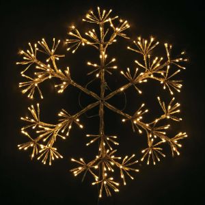 Gold LED Snowflake