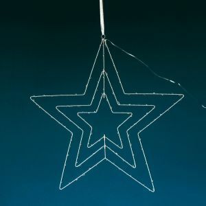 Geometric Hanging Star Light