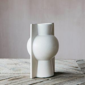 Off White Bubble Vase