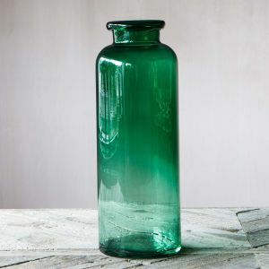 Forest Green Bottle Vase