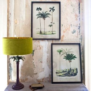 Set of Two Palm Tree Pictures