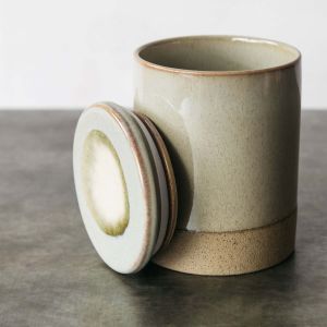 Green Ceramic Jars