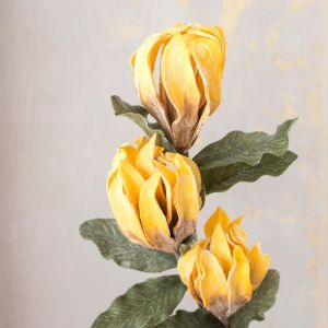 Faux Yellow Palyum Flower