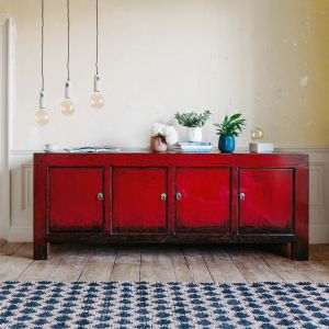 Lingbao Red Sideboard