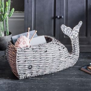 Moby Whale Rattan Basket