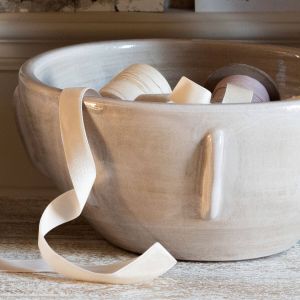 Grey Distressed Ceramic Bowl