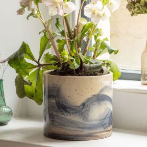 Hand Painted Speckle Planter