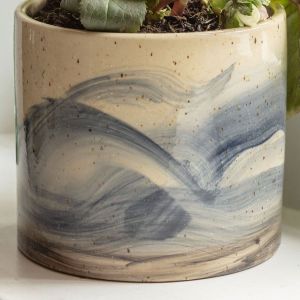 Hand Painted Speckle Planter