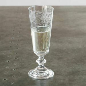 Engraved Roses Glassware