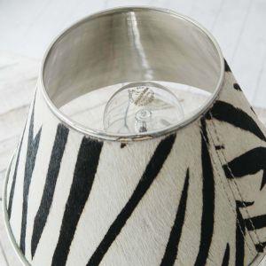 Zebra Shade Table Lamp